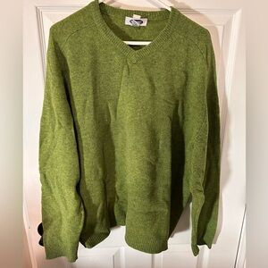 Old Navy Kermit Green XL V-Neck Sweater.